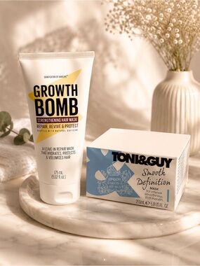 New Hair Mask Bundle Growth Bomb Strengthening + Toni&Guy Smooth Definition